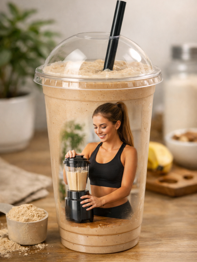 pessoa fazendo proteina