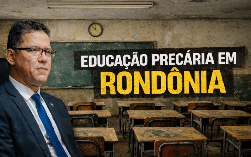 Governo de Rondônia oferece educação de “ínfima” qualidade, afirma Tribunal de Contas.