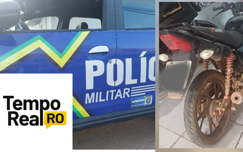 Polícia Militar Prende Suspeitos Armados com Moto Roubada em Porto Velho